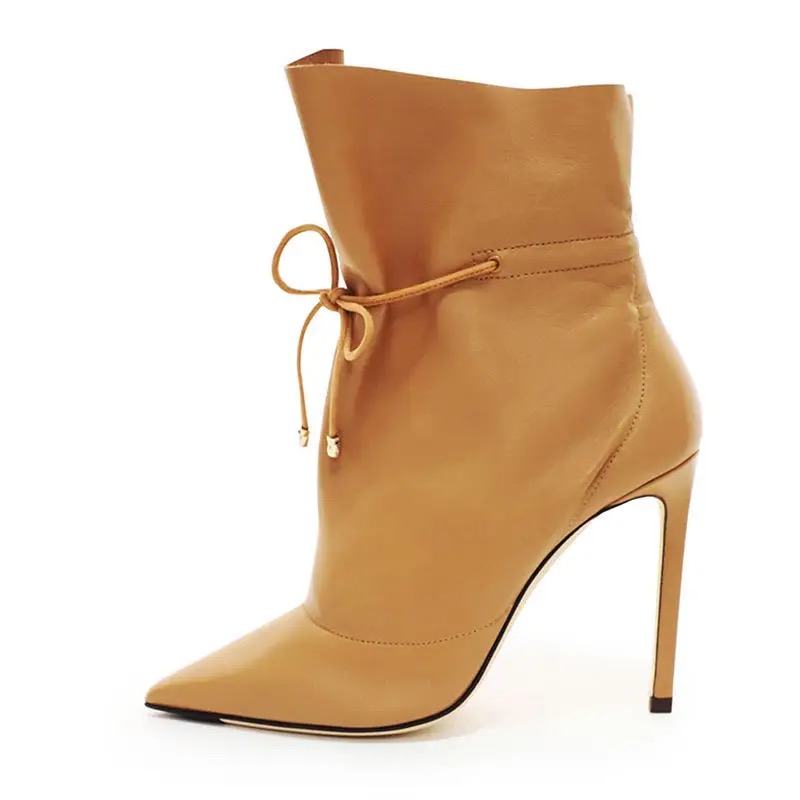 Tawny Temptress Leather Bootie
