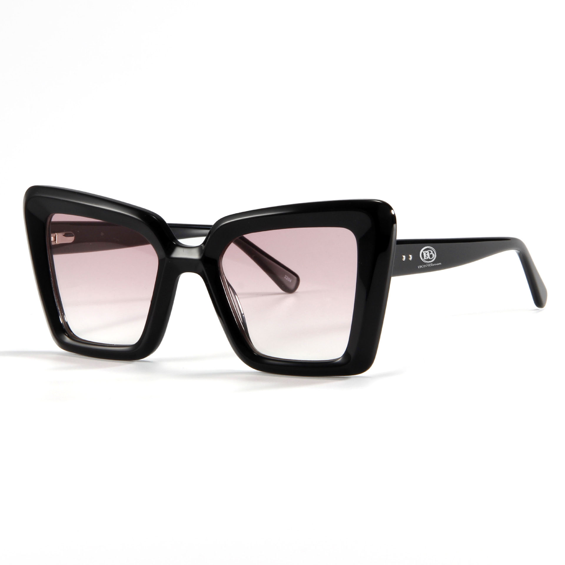 Luxe Noir Bloom Sunglasses