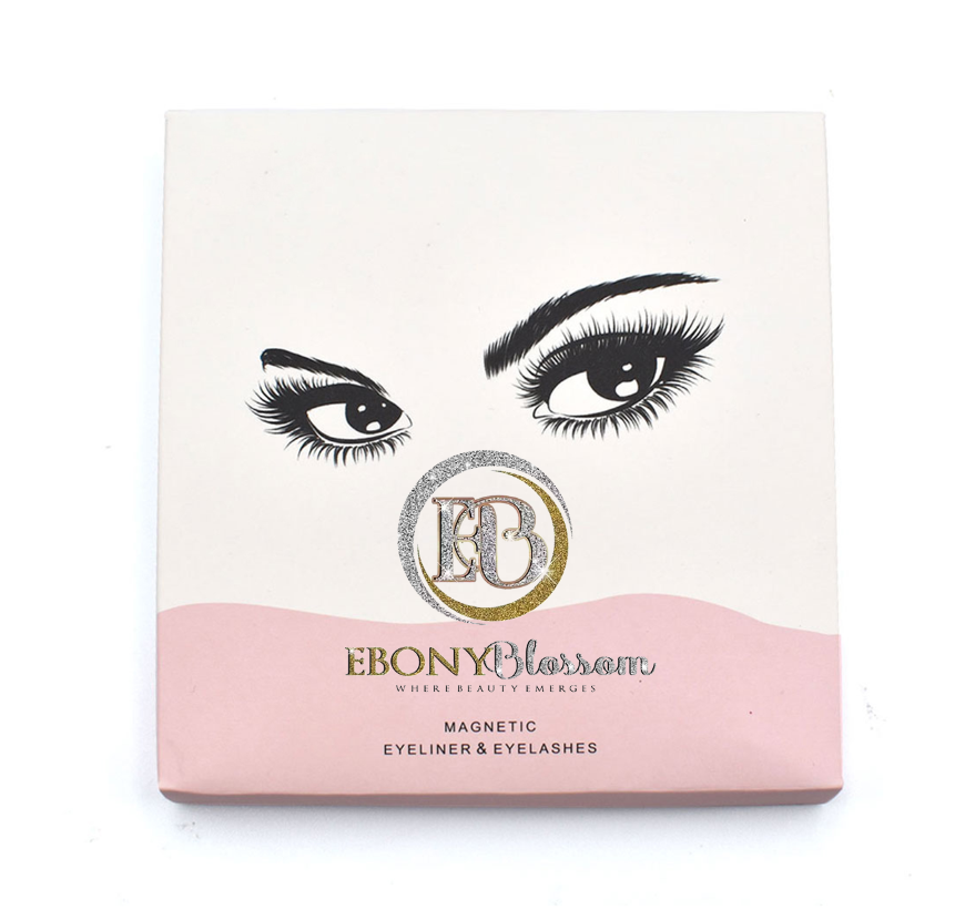 Ebony Blossom Magnetic Eyeliner and Eyelashes Kit