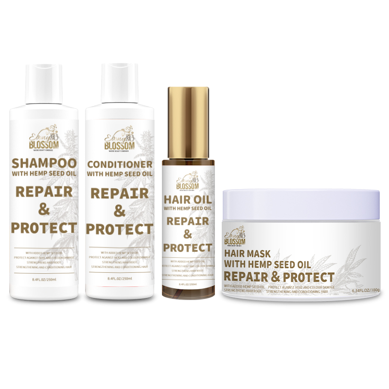 Ebony Blossom Repair & Protect Hair Care Set